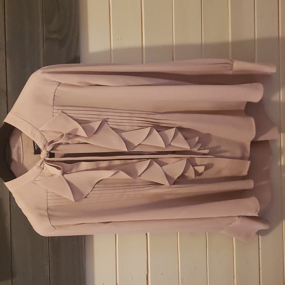 Tan Dress Bouse